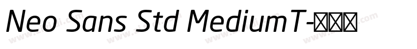 Neo Sans Std MediumT字体转换